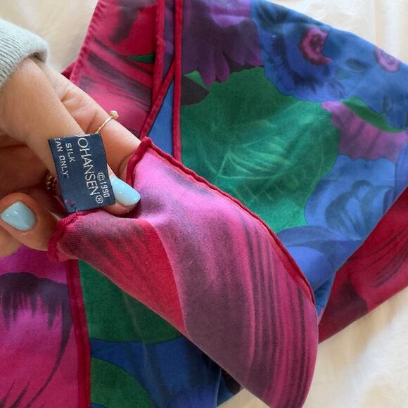 Bundle of (5) Assorted Scarves / Pashmina Maison Scotch Ginnie Johansen Silk - Picture 8 of 8